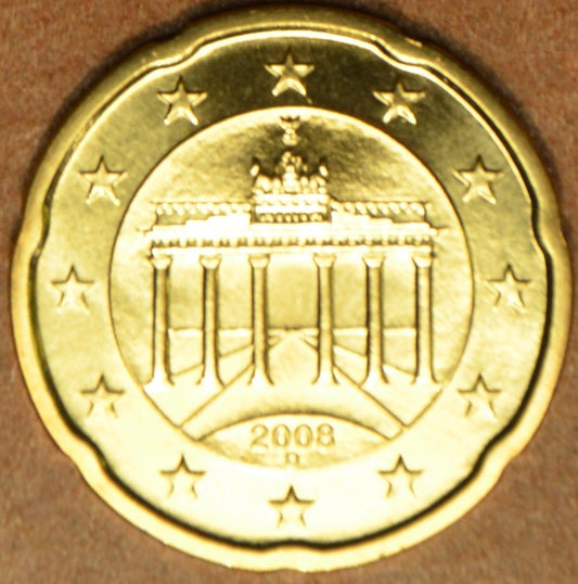 20 cent Nemecko "D" 2008 (UNC)