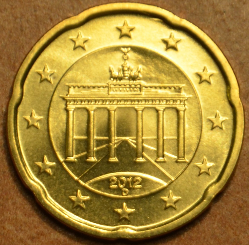 20 cent Nemecko "D" 2012 (UNC)