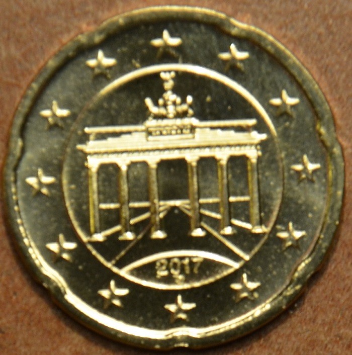 20 cent Nemecko "D" 2017 (UNC)