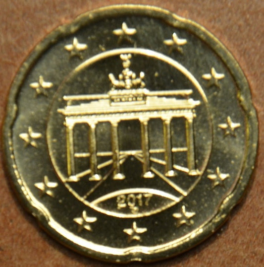 20 cent Nemecko "D" 2017 (UNC)
