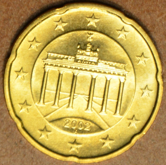 20 cent Nemecko "F" 2002 (UNC)