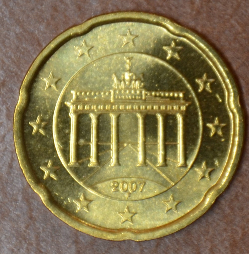20 cent Nemecko "F" 2007 (UNC)