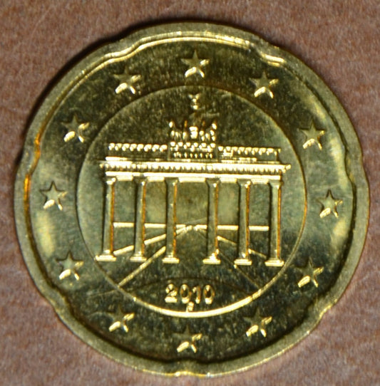 20 cent Nemecko "F" 2010 (UNC)