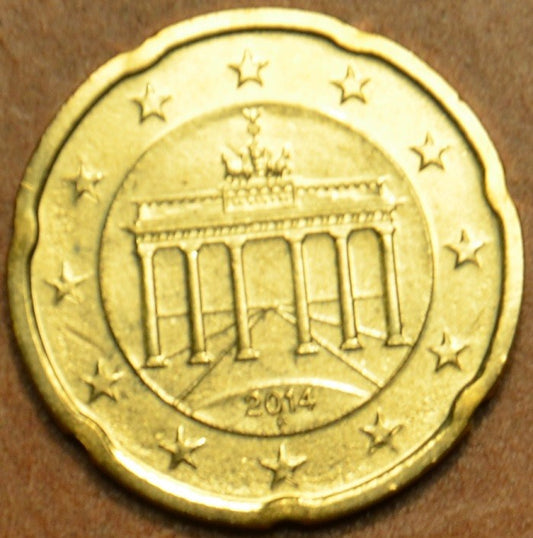 20 cent Nemecko "F" 2014 (UNC)