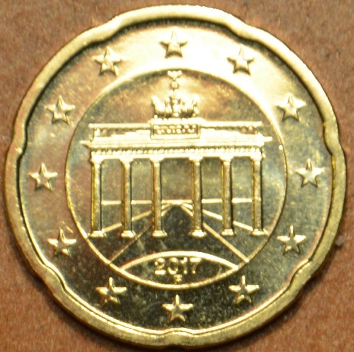 20 cent Nemecko "F" 2017 (UNC)