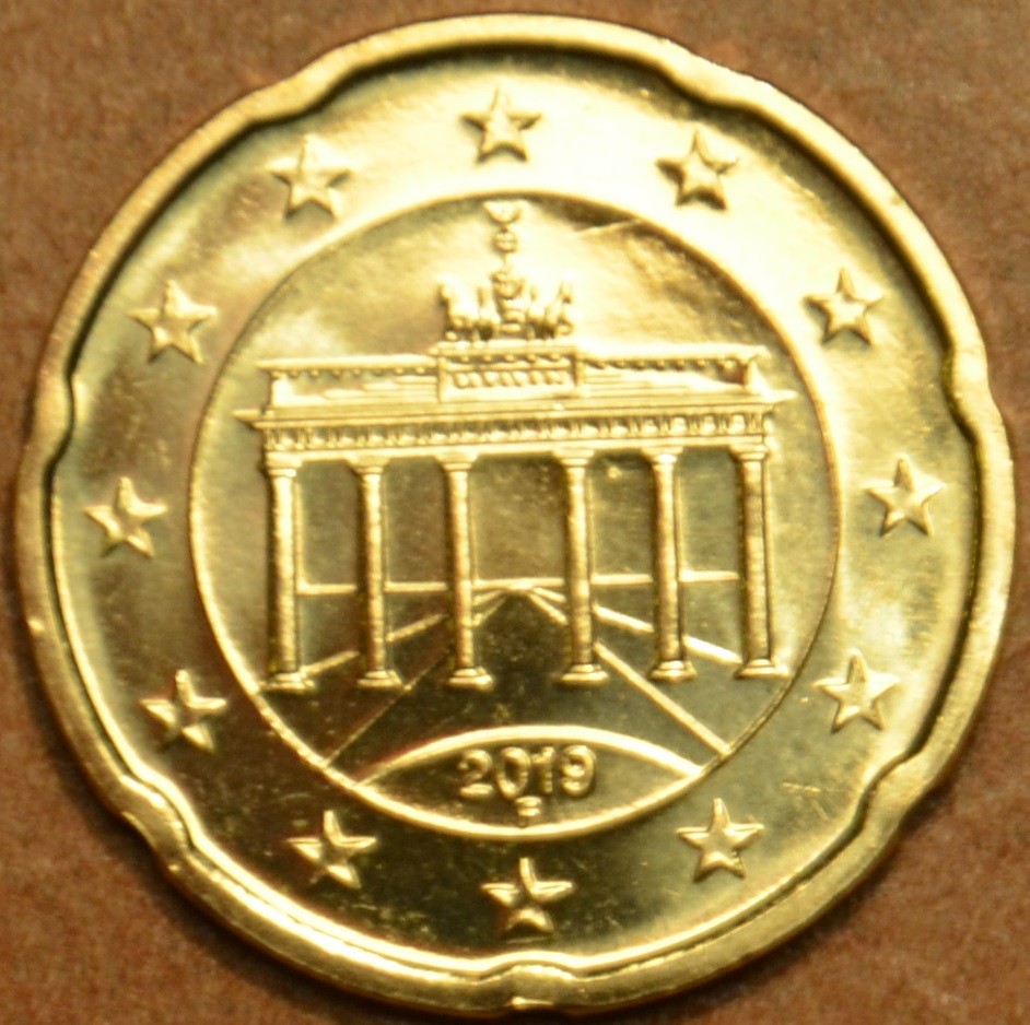 20 cent Nemecko "F" 2019 (UNC)