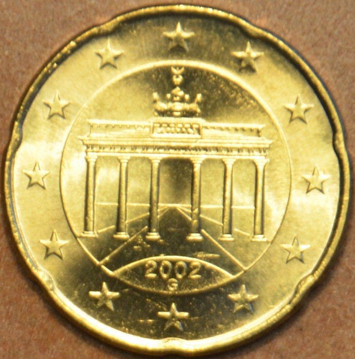 20 cent Nemecko "G" 2002 (UNC)