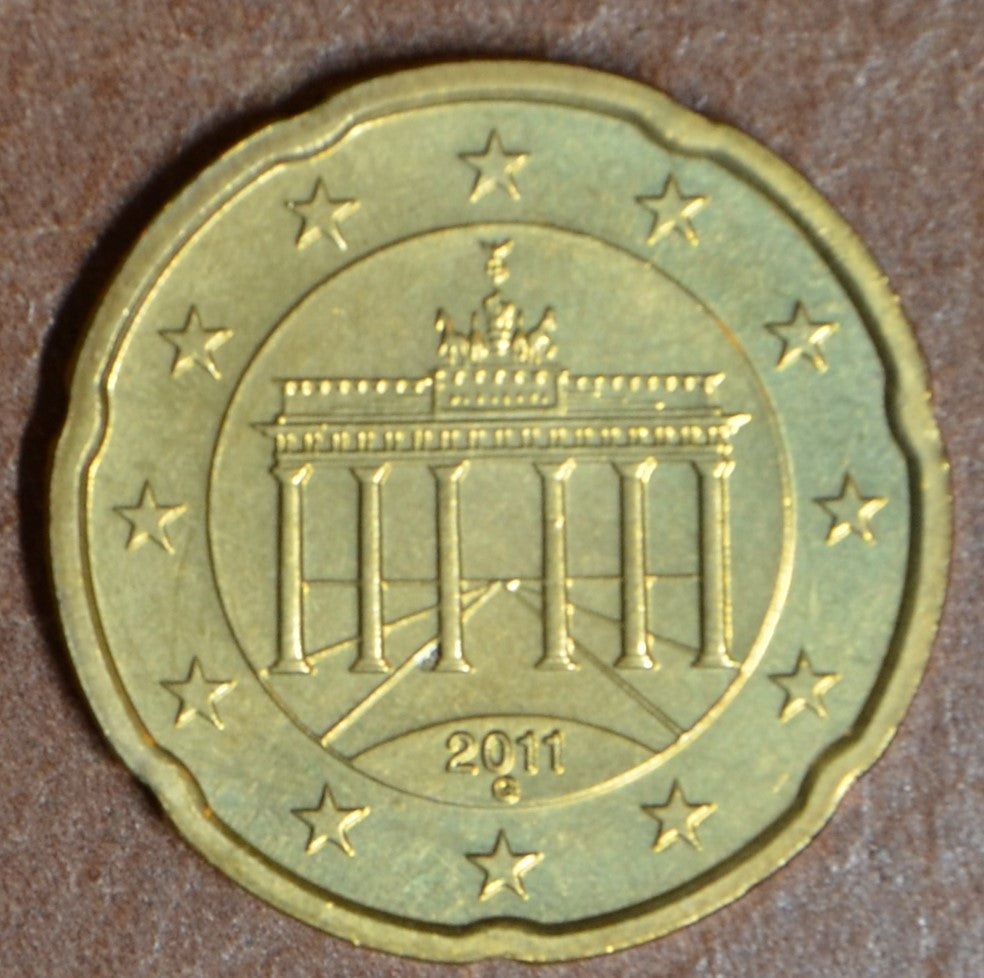 20 cent Nemecko 2011 "G" (UNC)