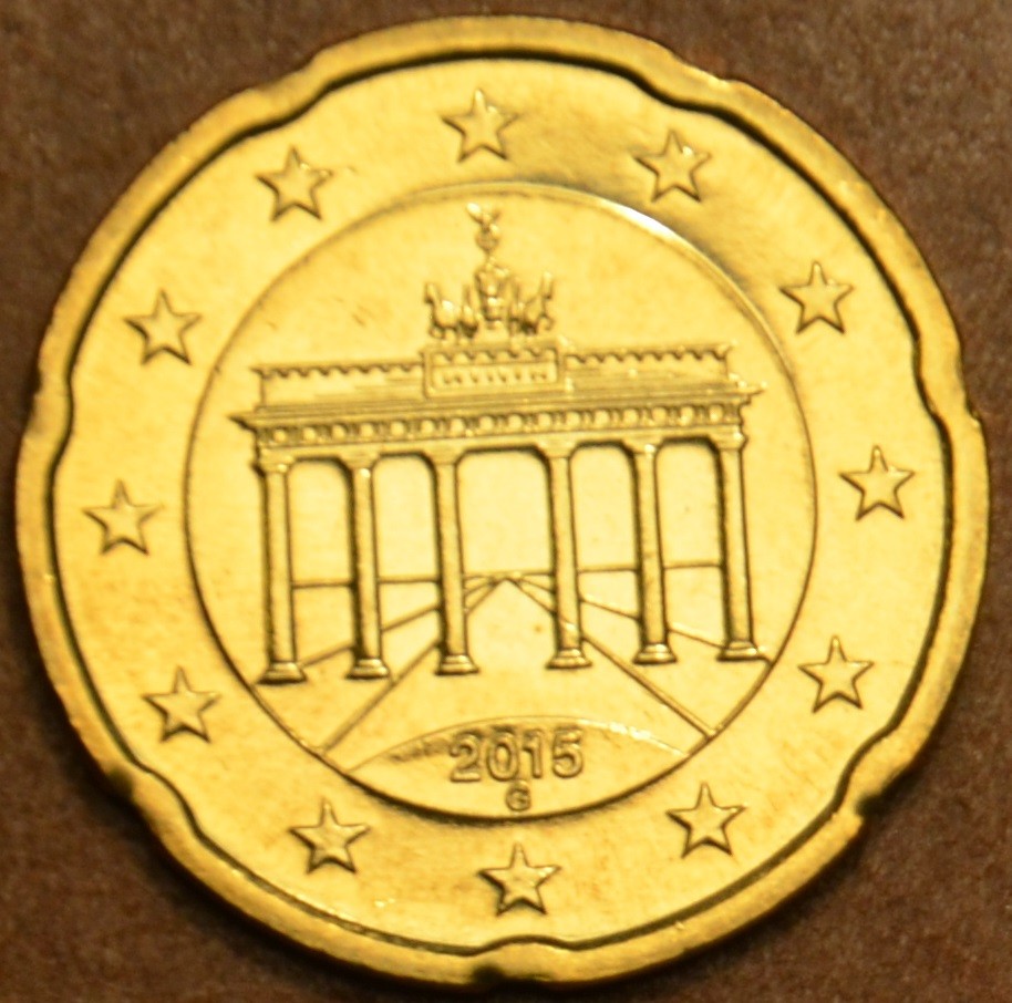 20 cent Nemecko "G" 2015 (UNC)