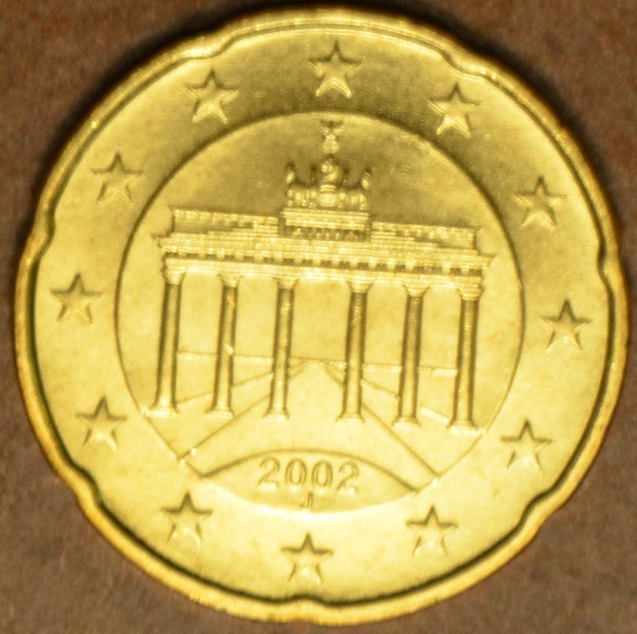 20 cent Nemecko "J" 2002 (UNC)