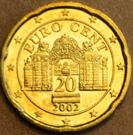 20 cent Rakúsko 2002 (UNC)
