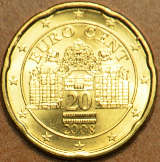 20 cent Rakúsko 2008 (UNC)