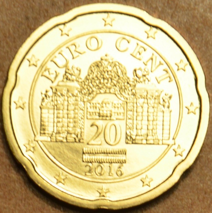 20 cent Rakúsko 2016 (UNC)
