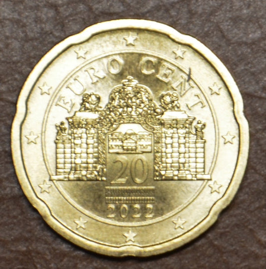 20 cent Rakúsko 2022 (UNC)