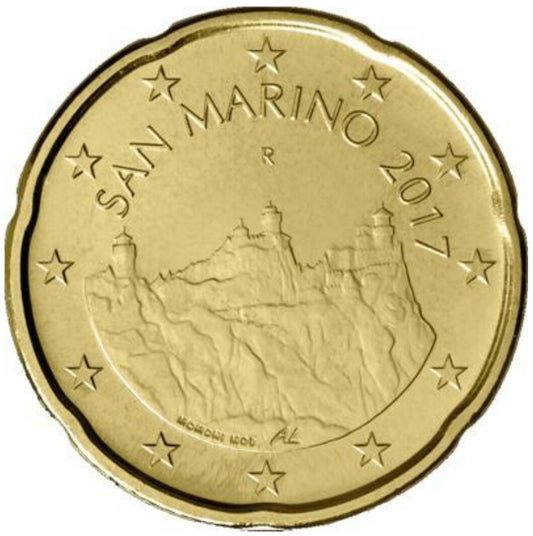 20 cent San Marino 2017  (UNC)