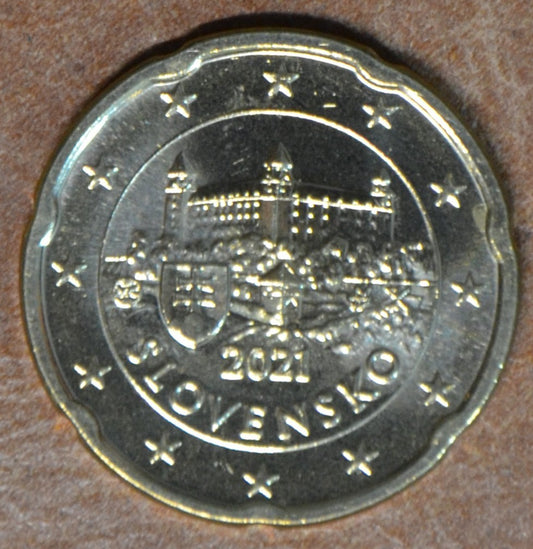 20 cent Slovensko 2021 (UNC)