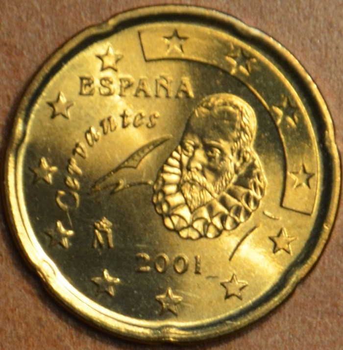 20 cent Španielsko 2001 (UNC)