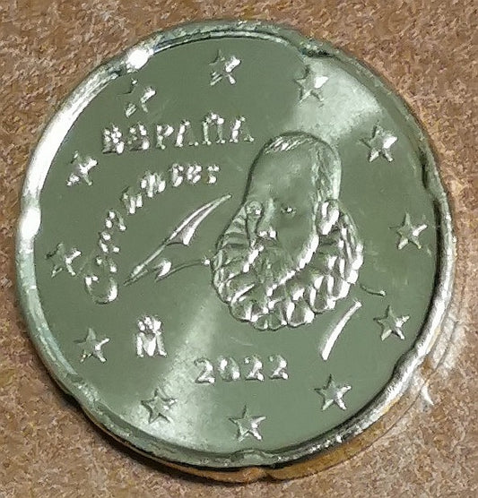 20 cent Španielsko 2022 (UNC)