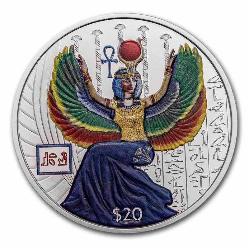 Sierra Leone 20 dolárov 2023 - Isis (2 oz Ag)