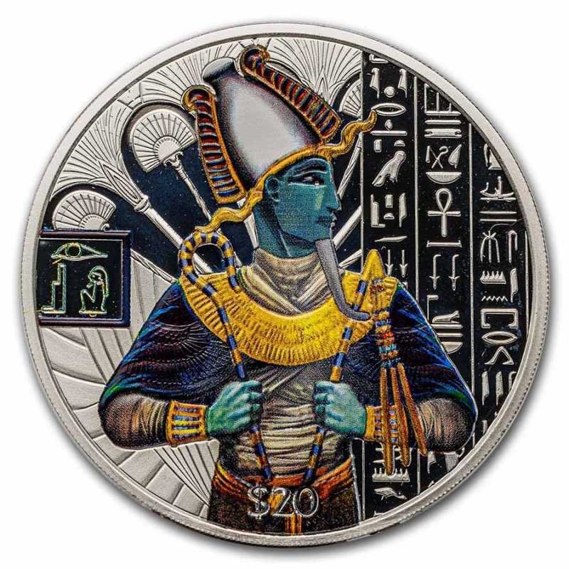 Sierra Leone 20 dolárov 2023 - Osiris (2 oz Ag)