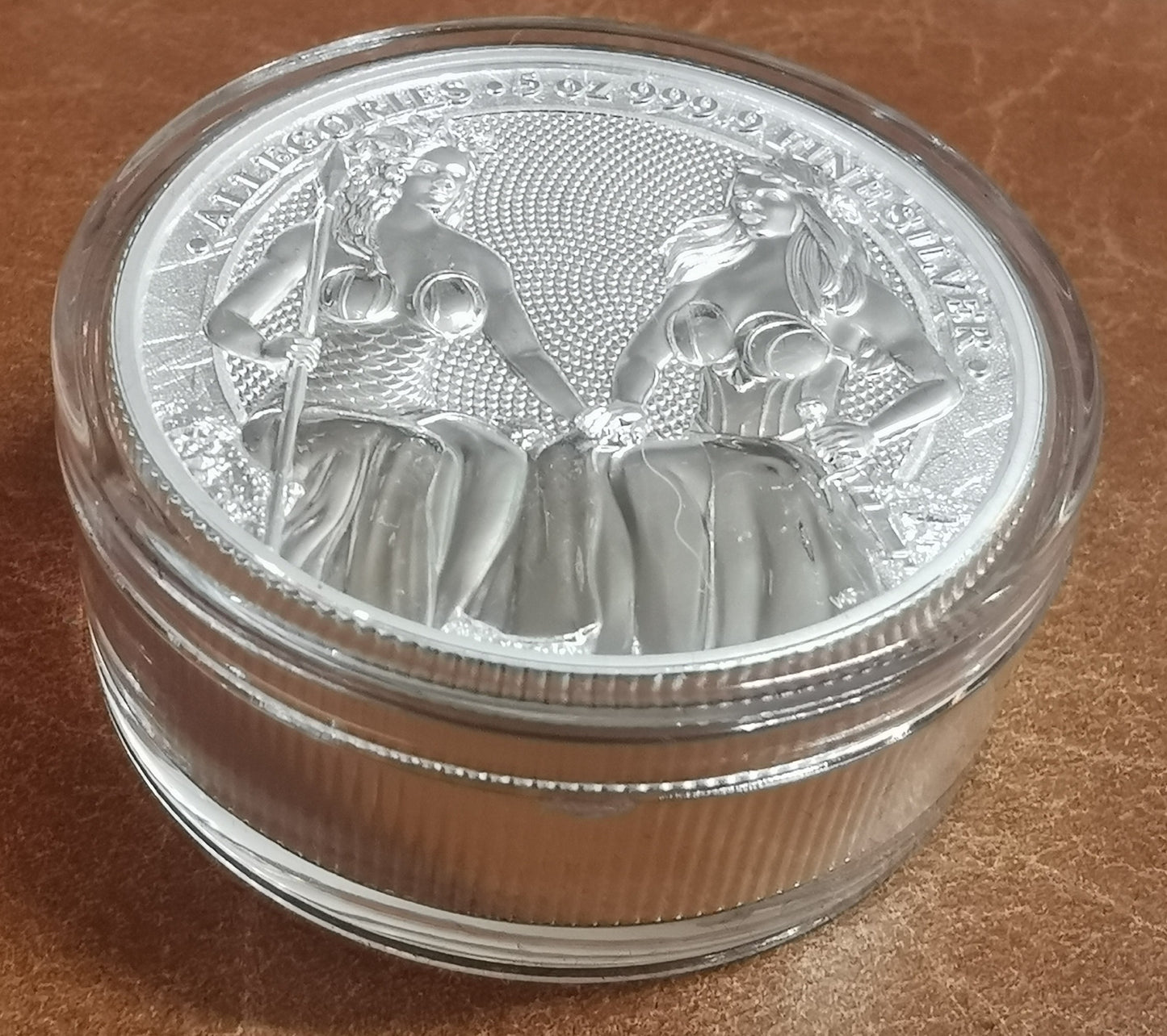 25 Mark Germania 2021 - Allegories: Austria & Germania (5 oz Ag)