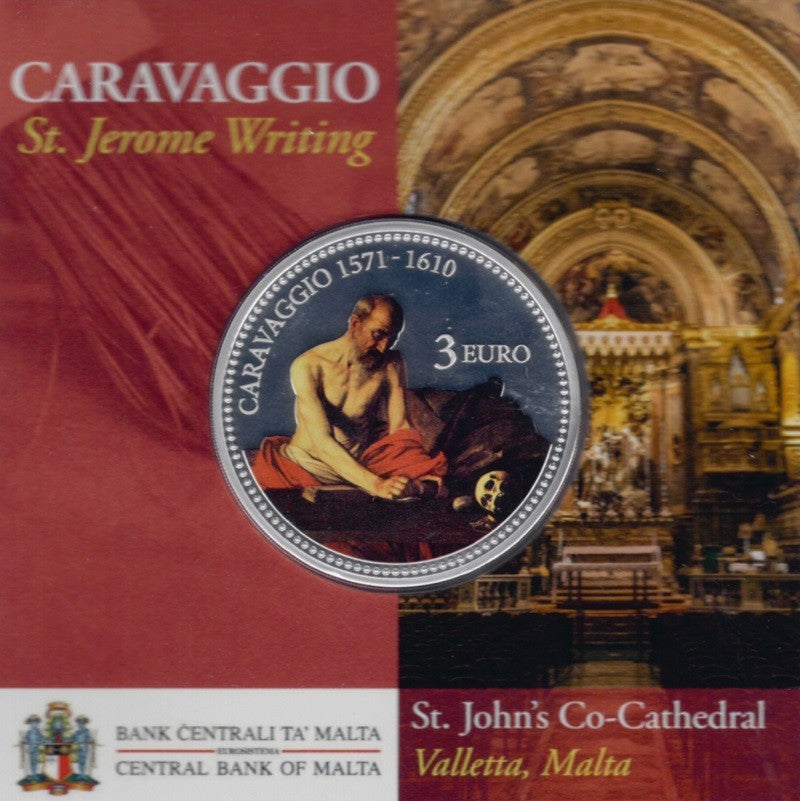 3 Euro Malta 2022 - Caravaggio (farebná BU)