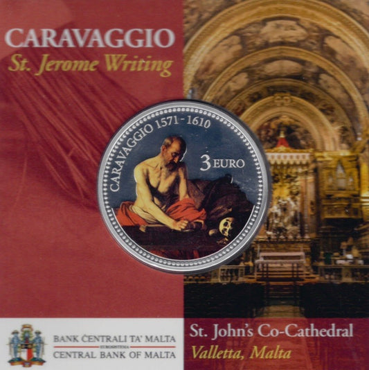 3 Euro Malta 2022 - Caravaggio (farebná BU)
