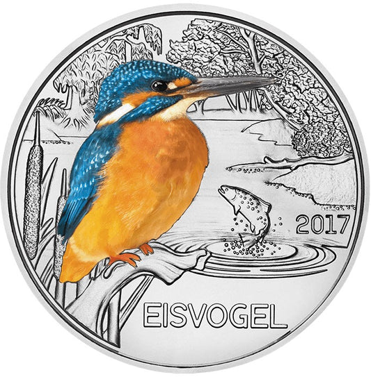 3 Euro Rakúsko 2017 - Rybárik (UNC)