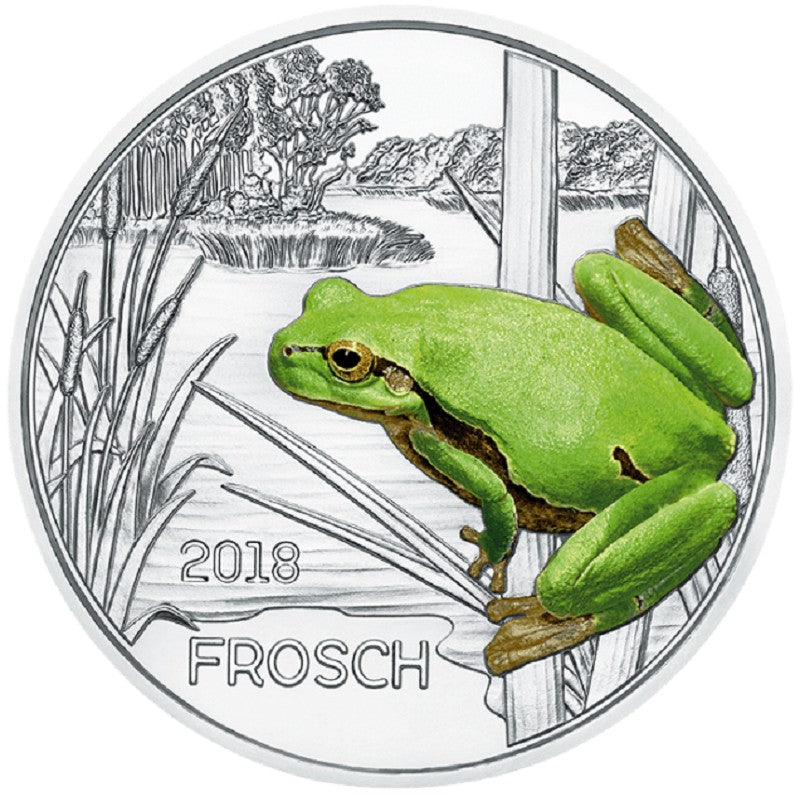 3 Euro Rakúsko 2018 - Žaba (UNC)