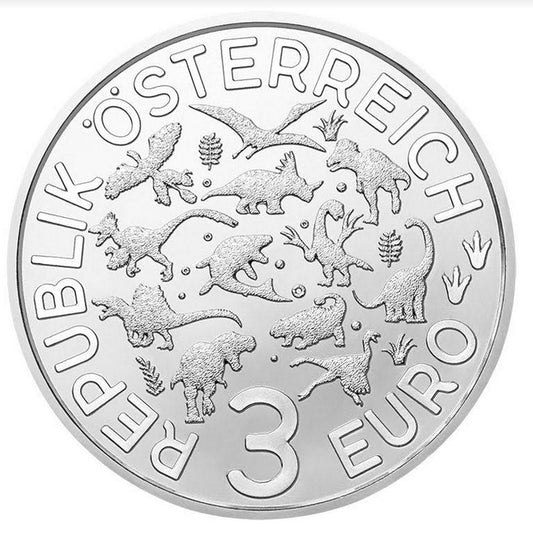 3 Euro Rakúsko 2020 - Arambourgiania (UNC)