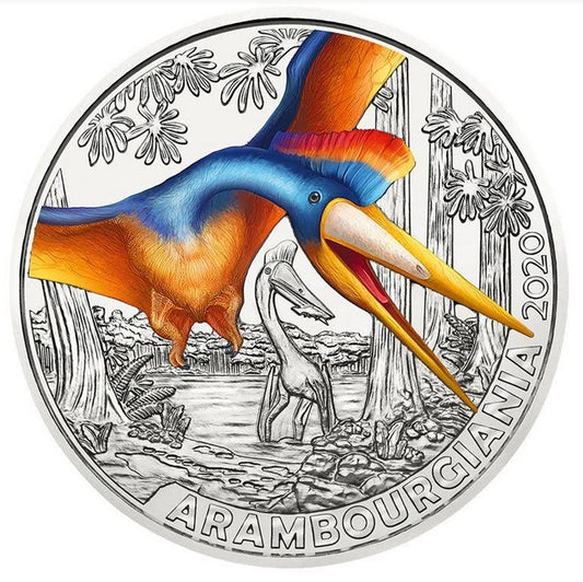 3 Euro Rakúsko 2020 - Arambourgiania (UNC)