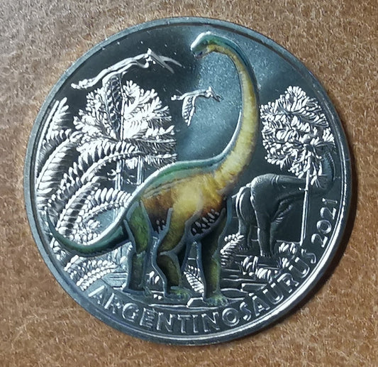 3 Euro Rakúsko 2021 - Argentinosaurus (UNC)