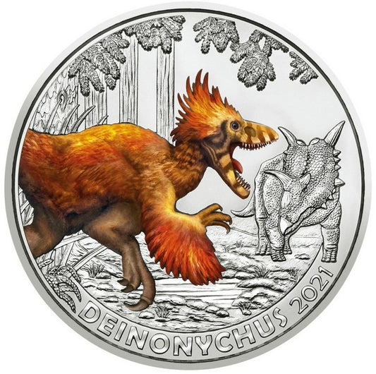 3 Euro Rakúsko 2021 - Deinonychus antirrhopus (UNC)