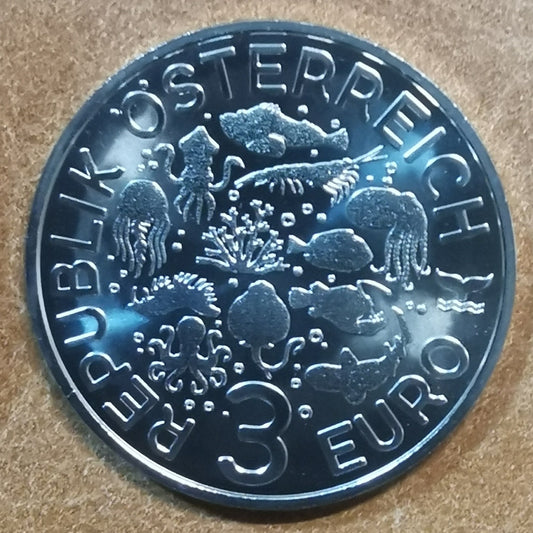 3 Euro Rakúsko 2022 - Hapalochlaena (UNC)
