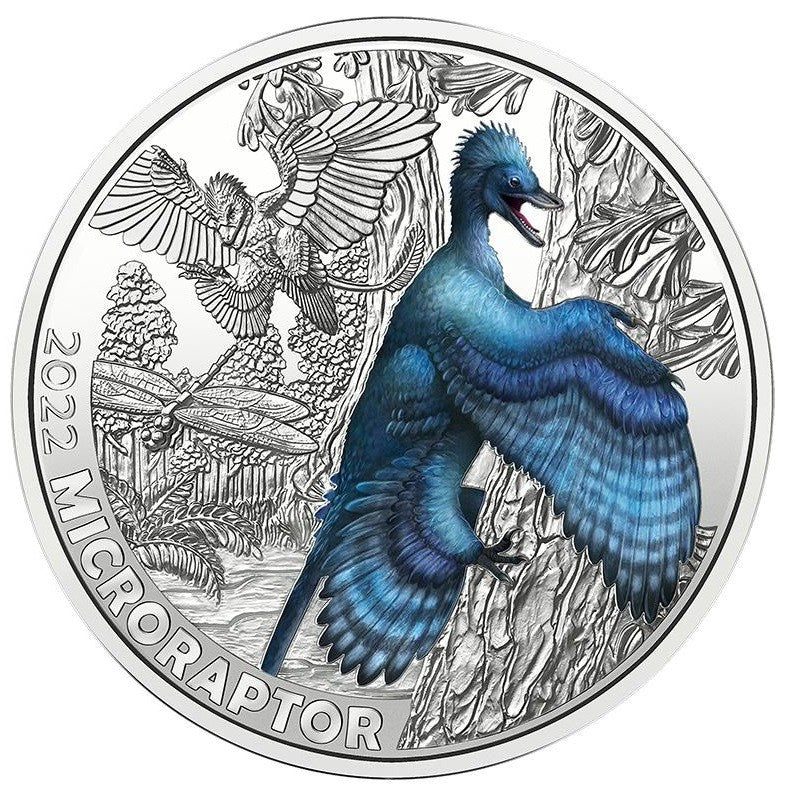 3 Euro Rakúsko 2022 - Microraptor (UNC)