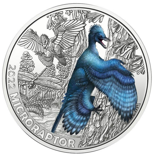 3 Euro Rakúsko 2022 - Microraptor (UNC)
