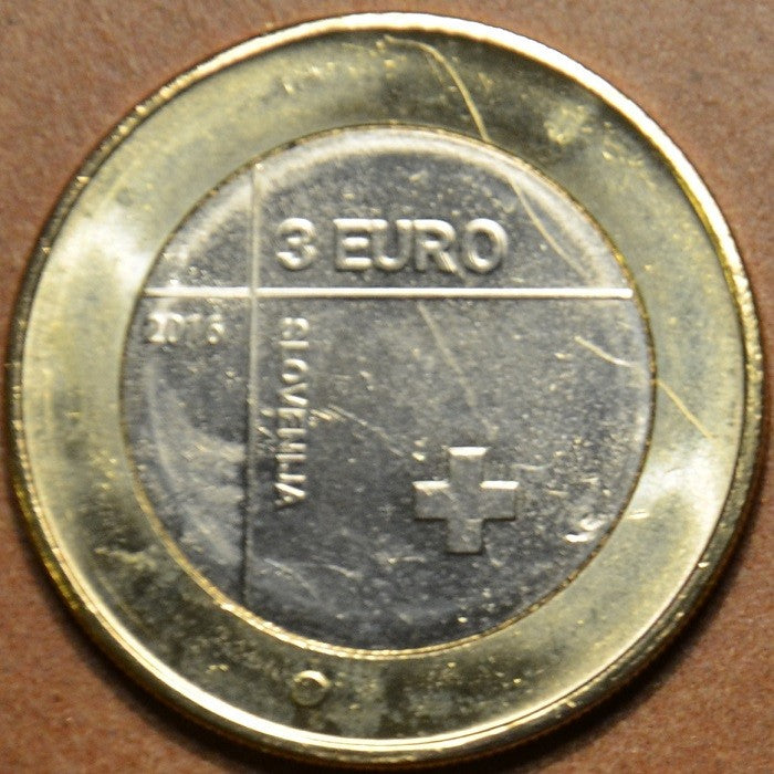 3 Euro Slovinsko 2016 - 150 rokov Slovinského červeného kríža (UNC)