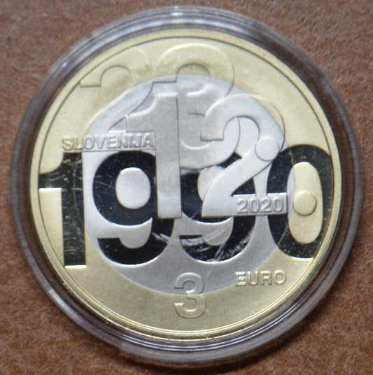 3 Euro Slovinsko 2020 (Proof)