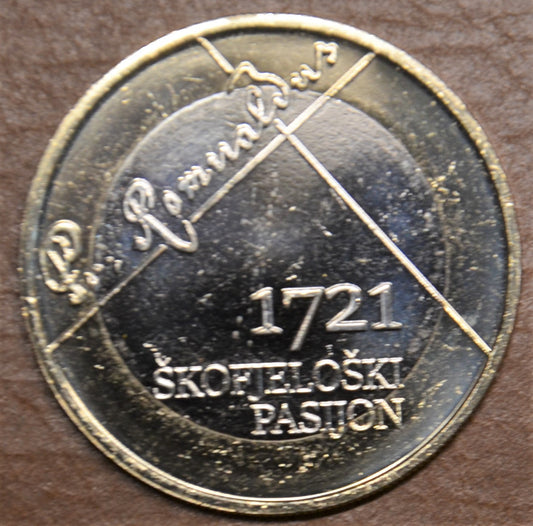 3 Euro Slovinsko 2021 Škofja Loka (UNC)