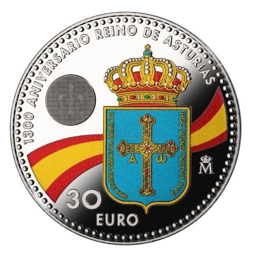30 Euro Španielsko 2018 Asturias (UNC)