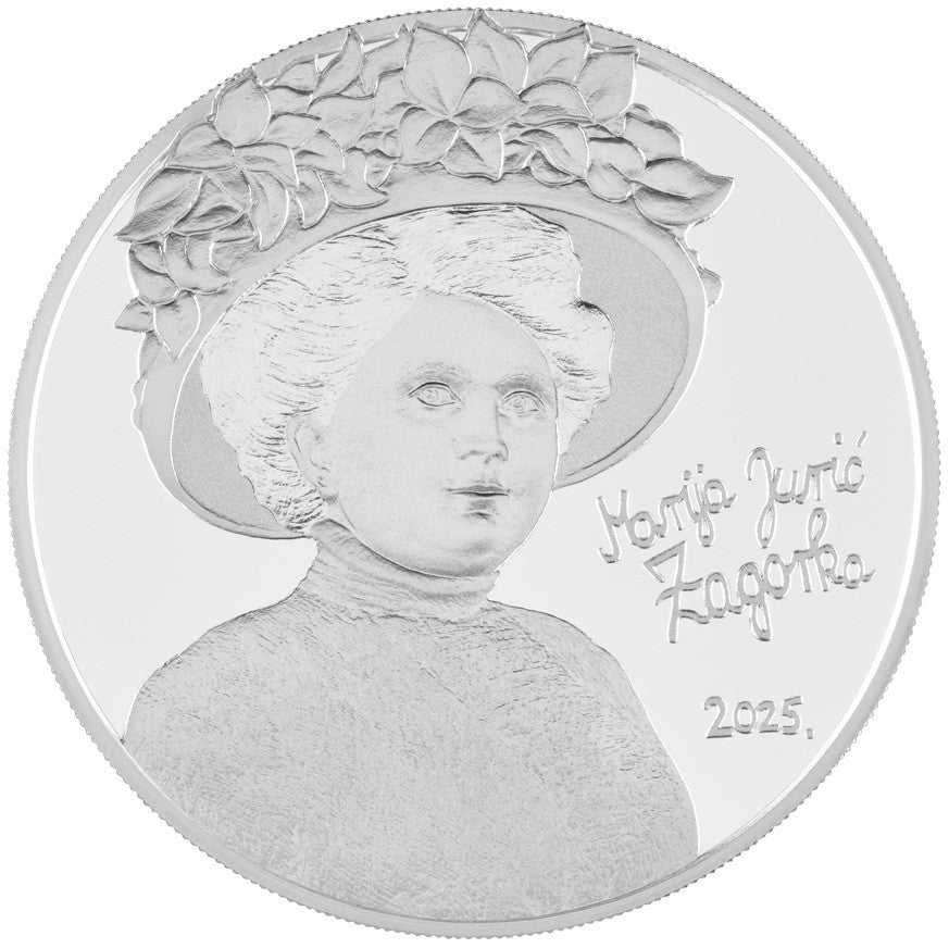4 Euro Chorvátsko 2025 - Marija Juric Zagorka (Proof)