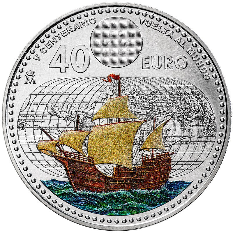 40 Euro Španielsko 2022 - Cesta okolo sveta (UNC)