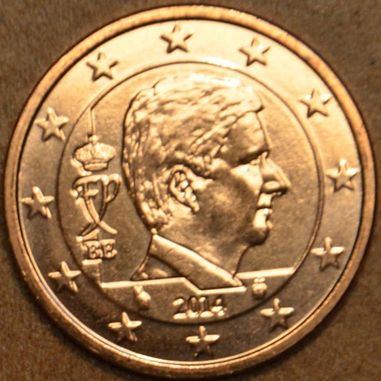 5 cent Belgicko 2014 - Kráľ Filip (UNC)
