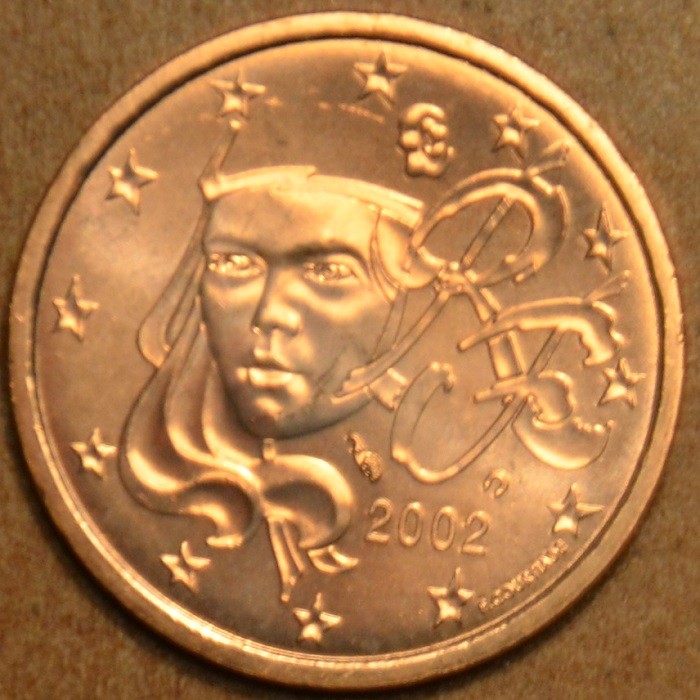 5 cent Francúzsko 2002 (UNC)