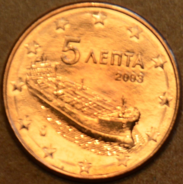 5 cent Grécko 2003 (UNC)