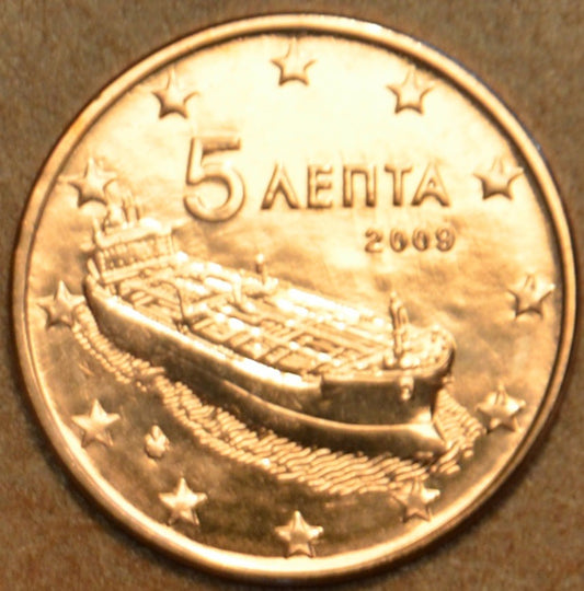 5 cent Grécko 2009 (UNC)