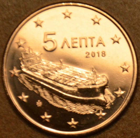 5 cent Grécko 2018 (UNC)