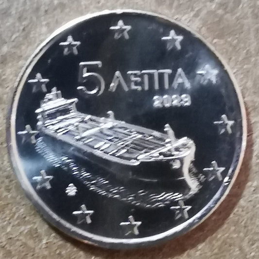 5 cent Grécko 2023 (UNC)