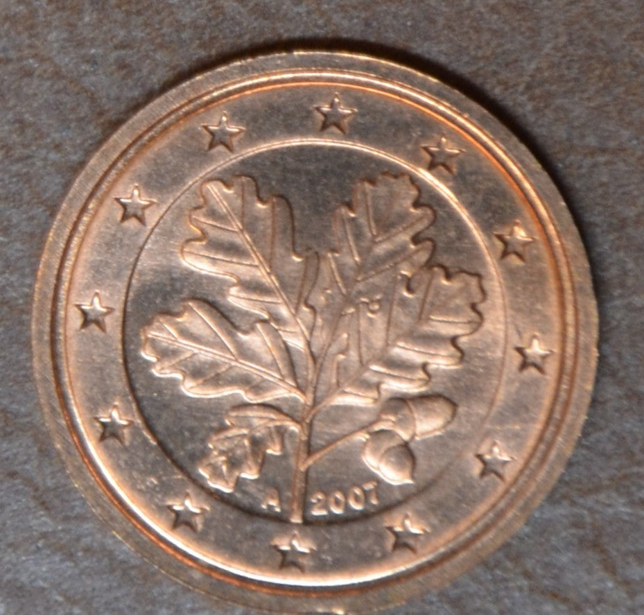 5 cent Nemecko 2007 "A" (UNC)