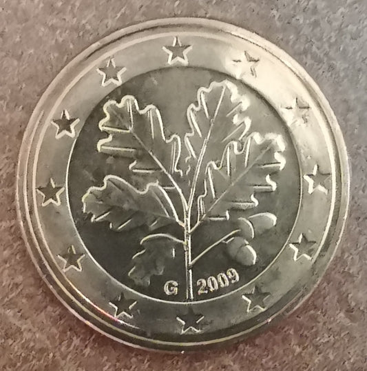 5 cent Nemecko 2009 "G" (UNC)